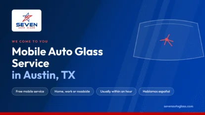 Mobile auto glass service